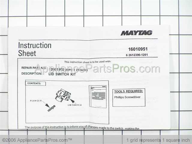 maytag washer repair manuals