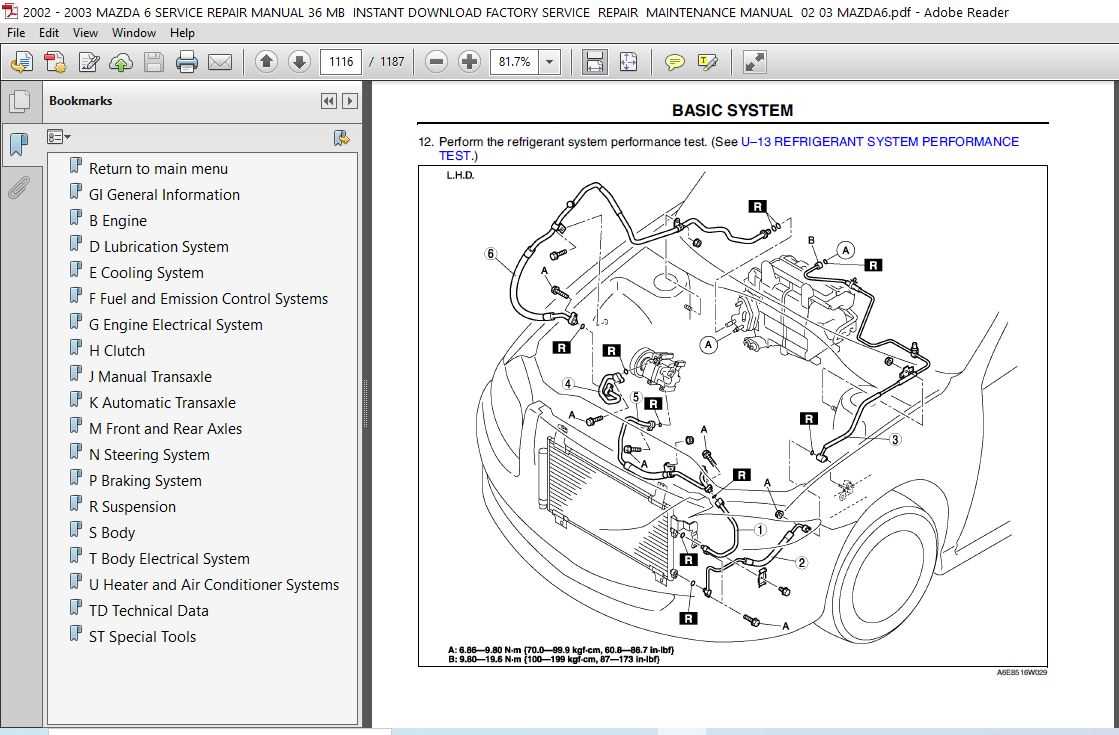 mazda 6 repair manual