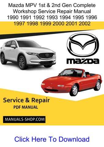 mazda mpv repair manual