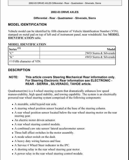 2001 chevy silverado repair manual