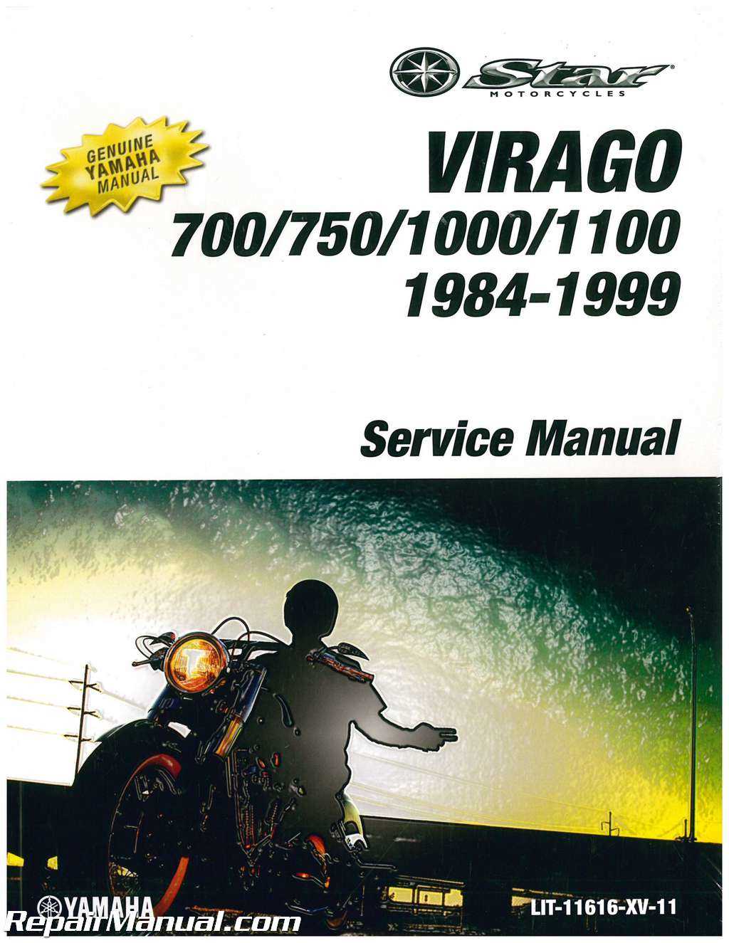 1998 yamaha virago 1100 repair manual