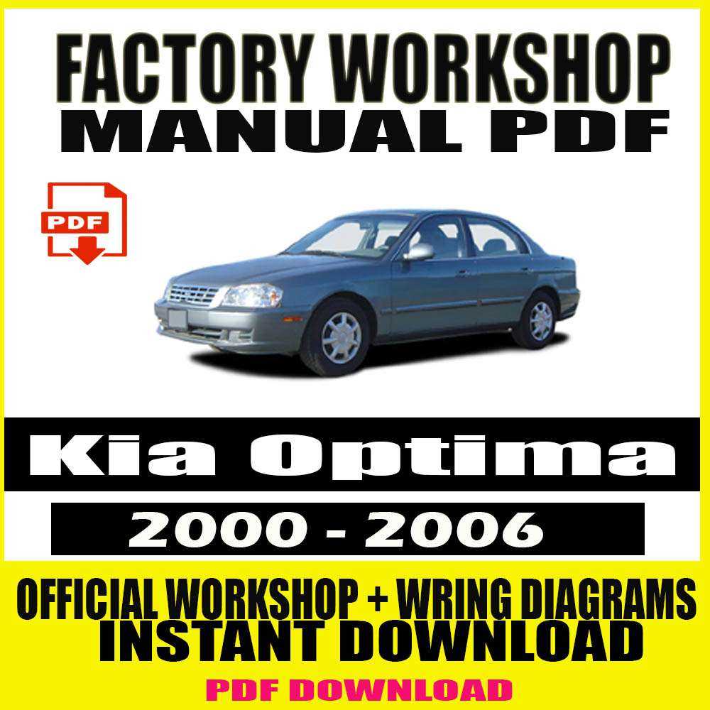 2006 kia optima repair manual