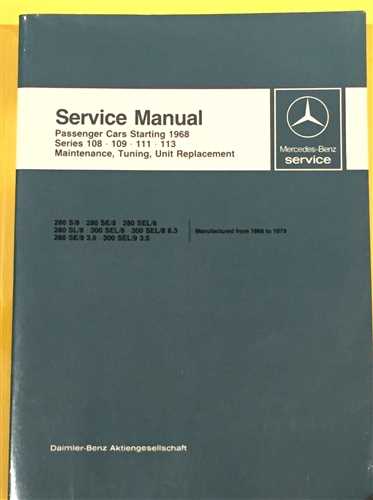 mercedes benz 380sl repair manual