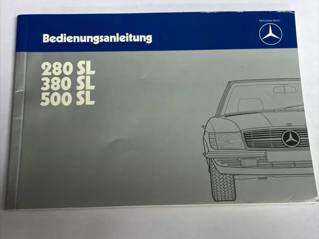 mercedes benz 380sl repair manual