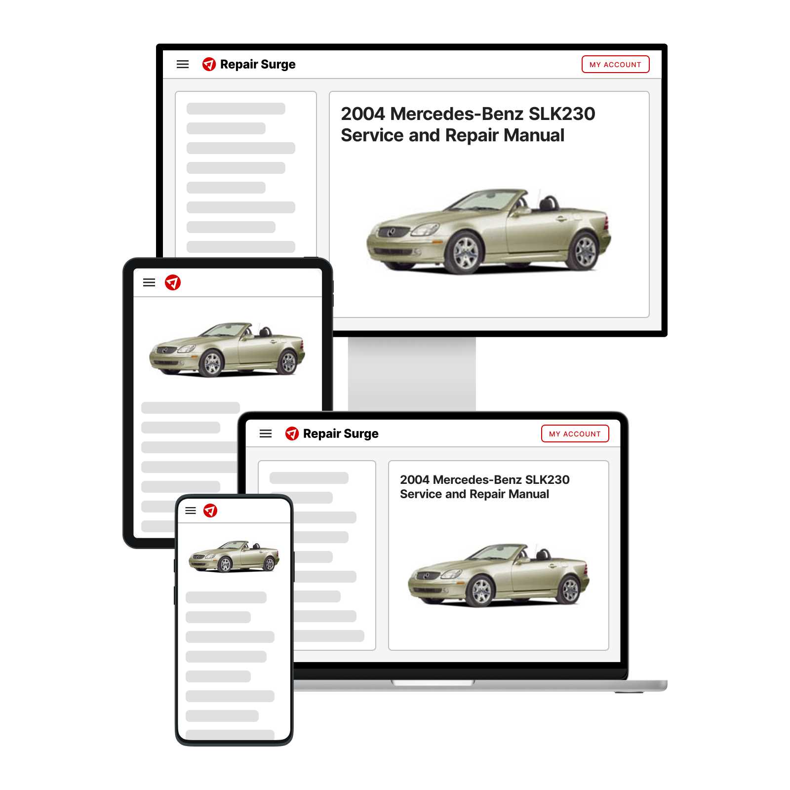 mercedes benz slk 230 repair manual