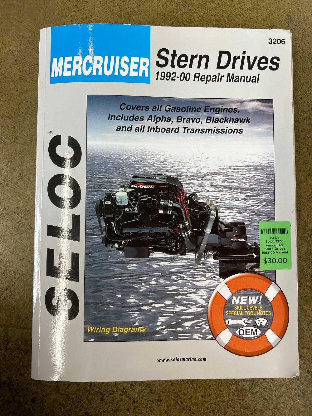 mercruiser sterndrive repair manual