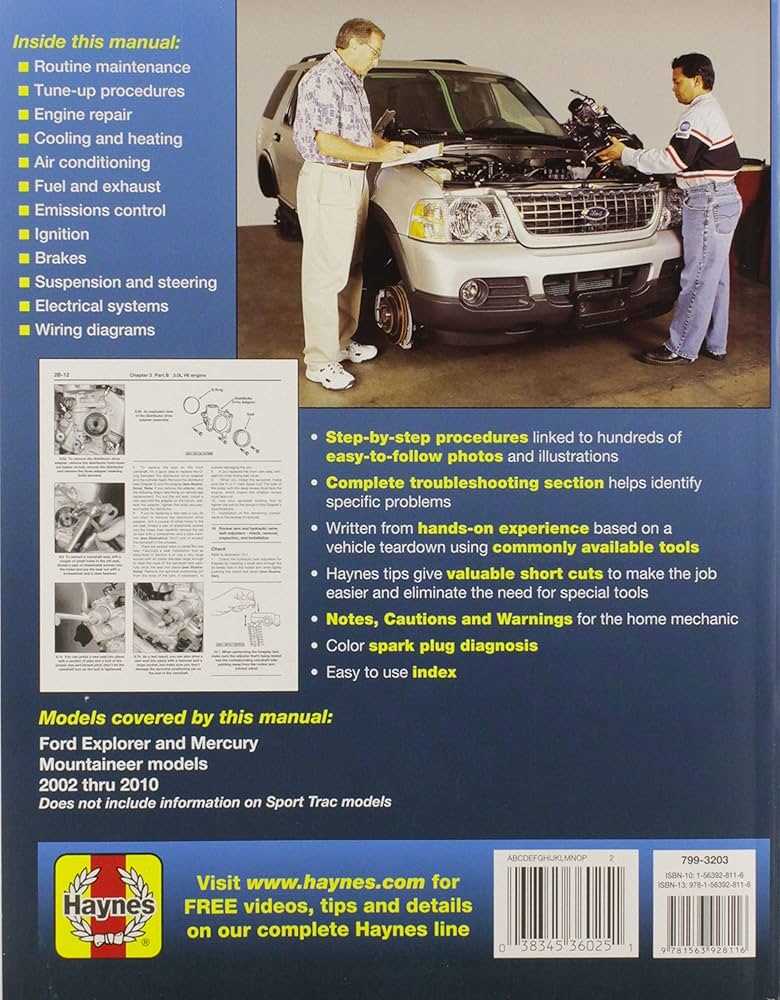 mercury mountaineer repair manual