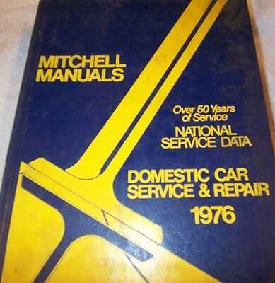 mitchell car repair manuals