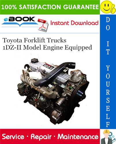 toyota 1dz ii engine repair manual