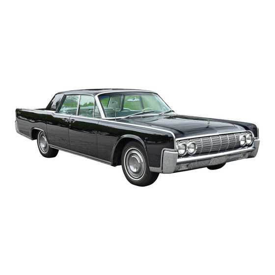 lincoln continental repair manual