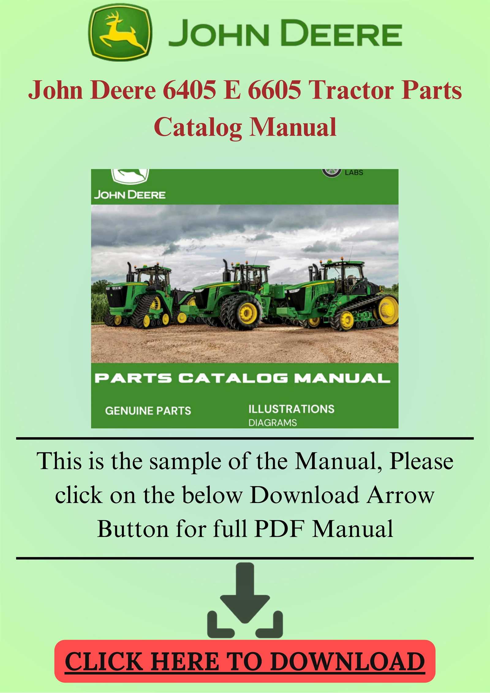 john deere 6405 repair manual