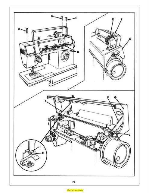 singer 1036 repair manual
