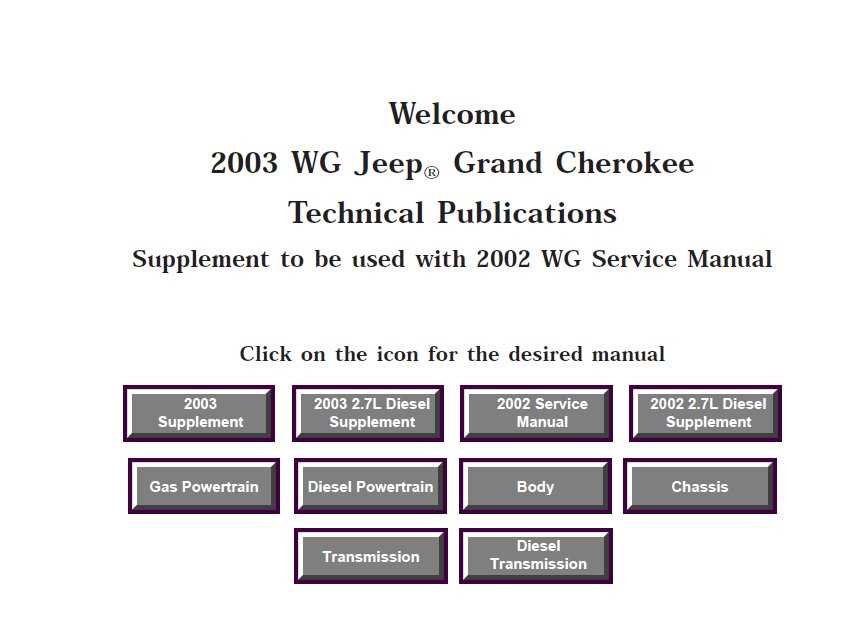 2003 jeep grand cherokee repair manual