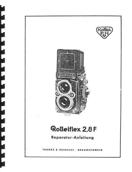 rolleiflex 2.8 f repair manual