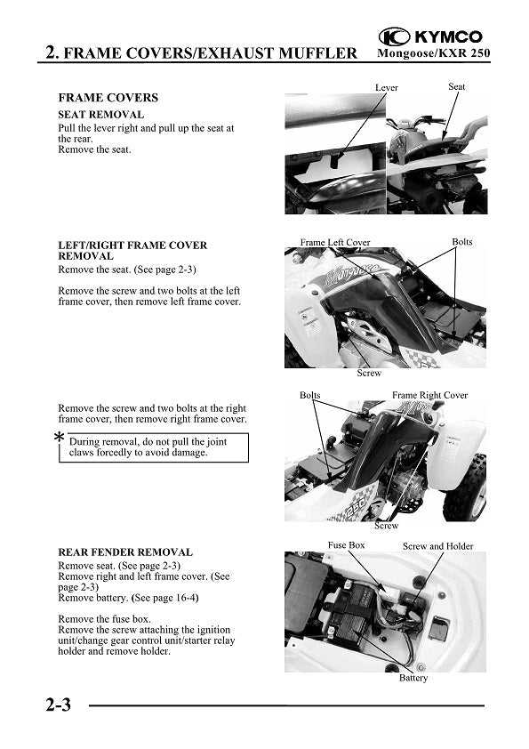 mongoose bike repair manual