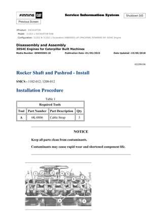 cat 3054c engine repair manual