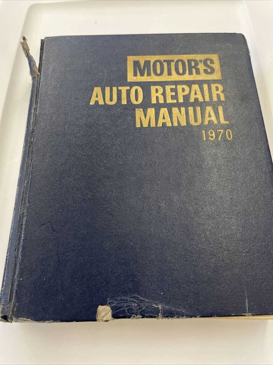 motors auto repair manual 1970