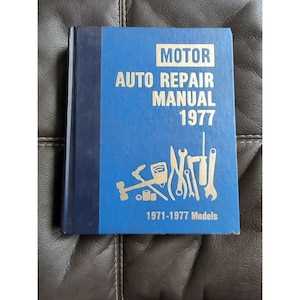 motors auto repair manual 1970