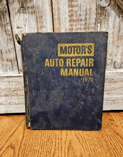 motors auto repair manual 1970