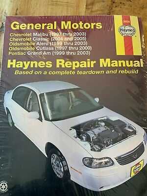 repair manual for 1999 pontiac grand am