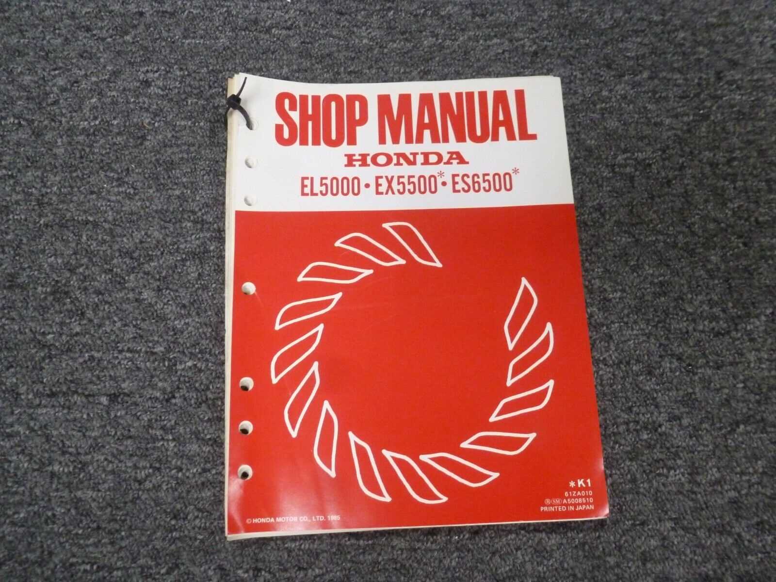 honda es6500 repair manual