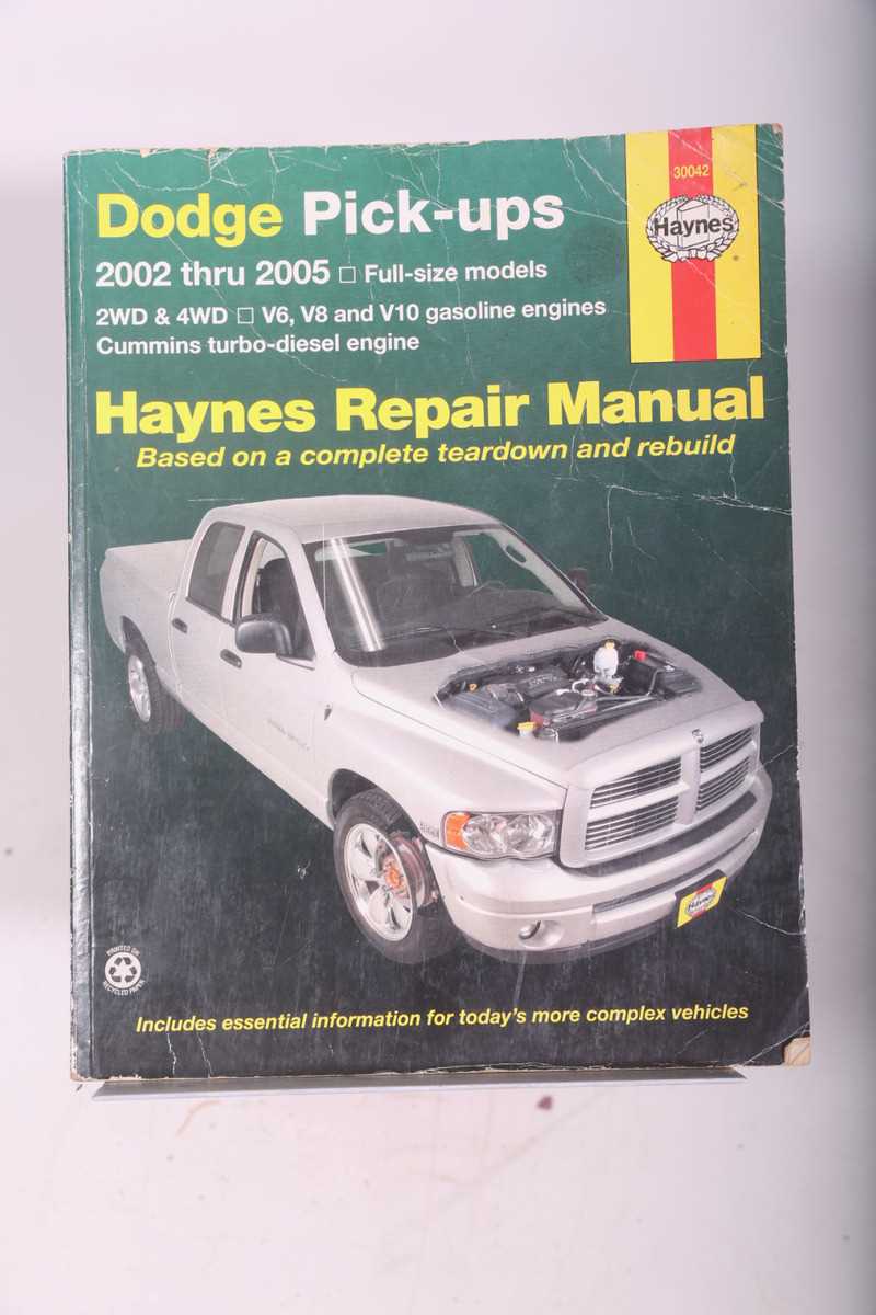 2005 dodge ram 2500 repair manual