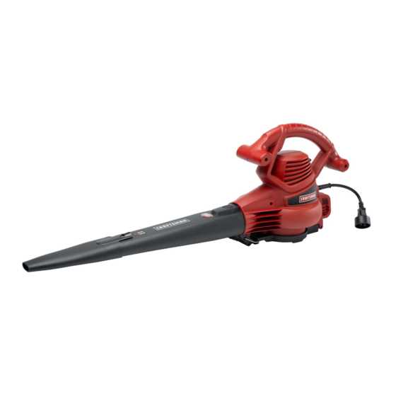 craftsman leaf blower repair manual