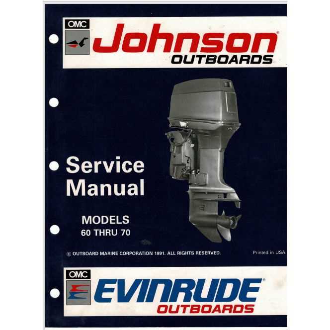 evinrude outboard motor repair manual