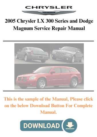 dodge magnum repair manual