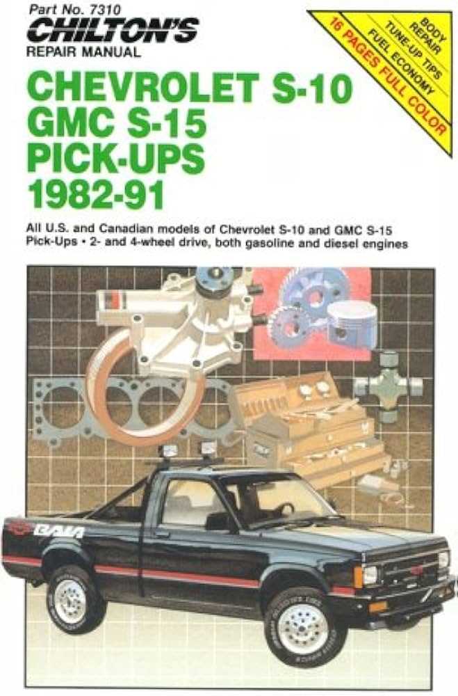 chevrolet s10 repair manual