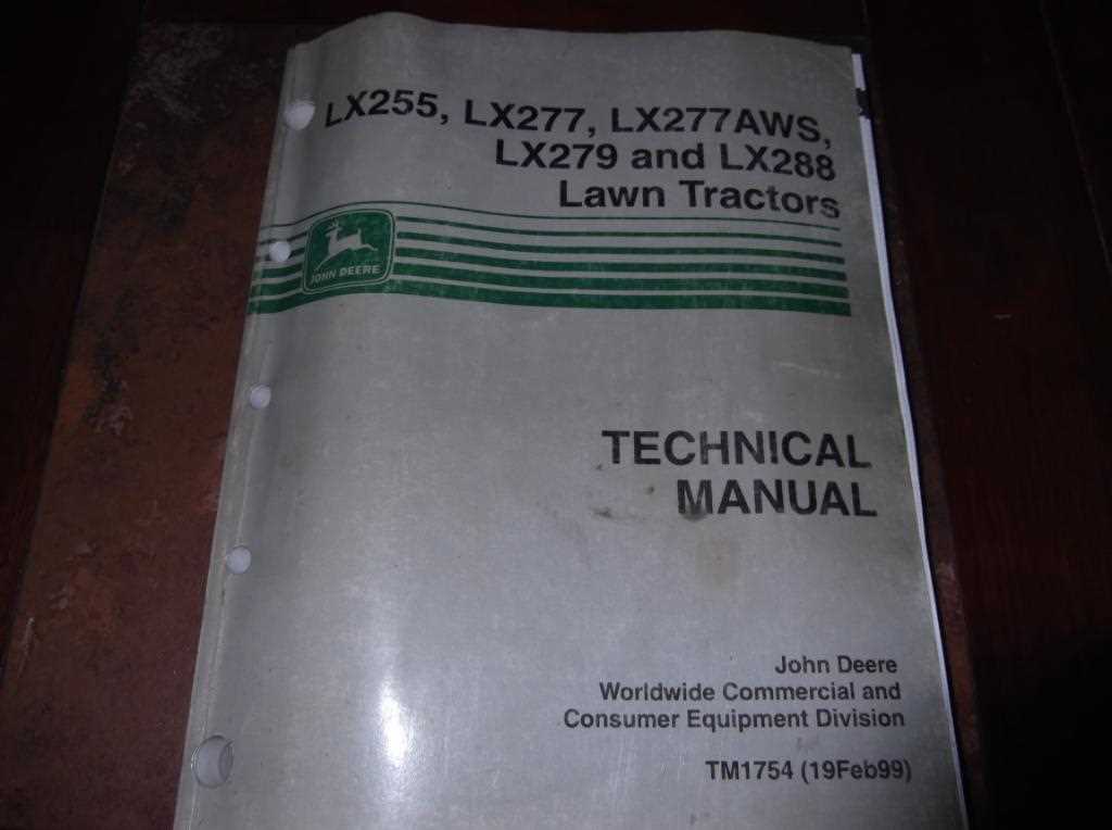 john deere lx277 repair manual