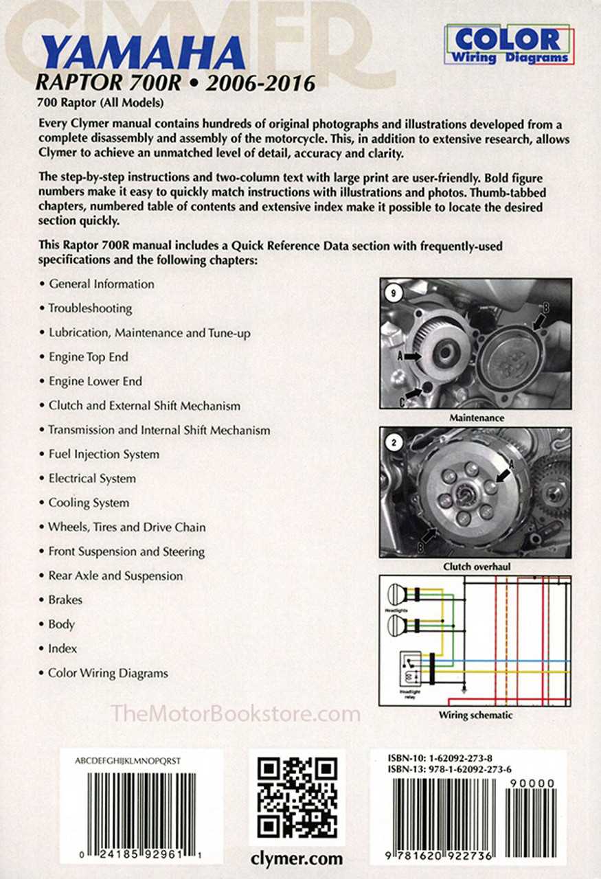 yamaha raptor repair manual