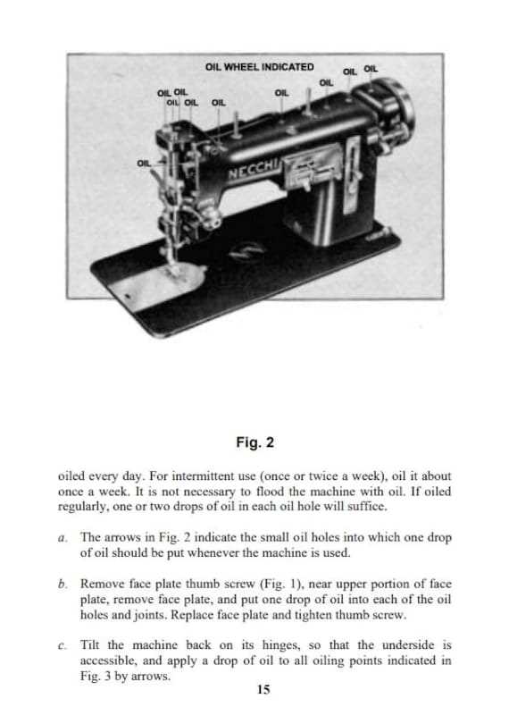 necchi sewing machine repair manual