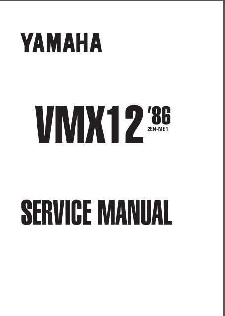 yamaha vmax repair manual