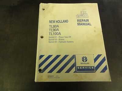 new holland tl100a repair manual