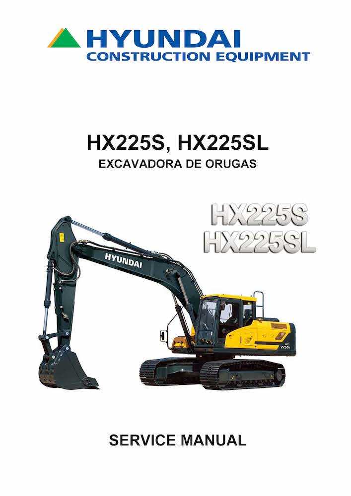 hyundai excavator repair manual