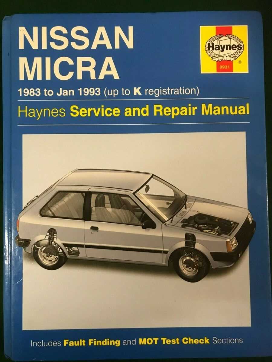 nissan car repair manuals