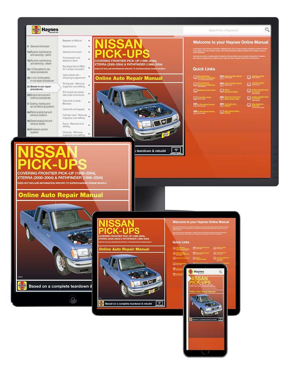 nissan pickup repair manual