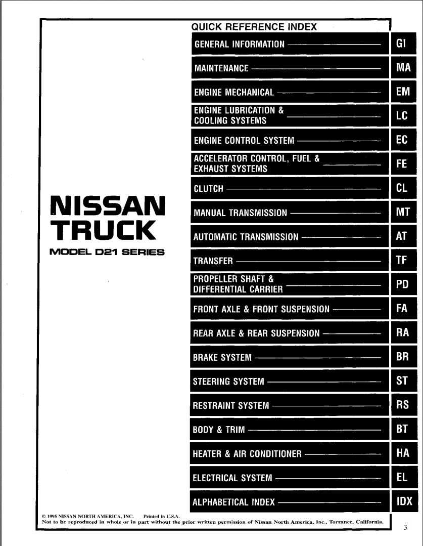 nissan ud truck repair manual