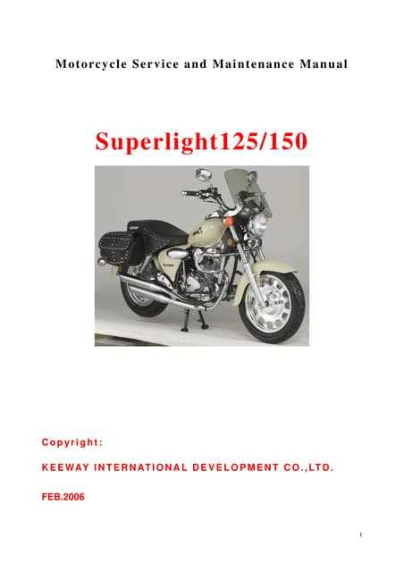 free chinese 125 motorcycles service and repair manual