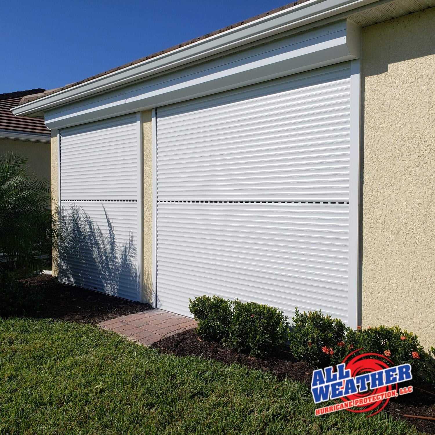 manual roll down hurricane shutter repair