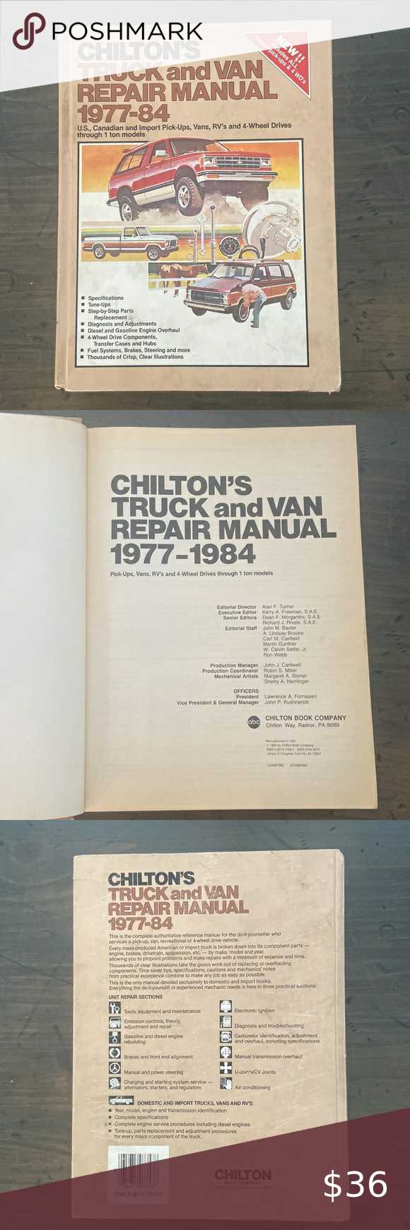 chilton truck and van repair manual