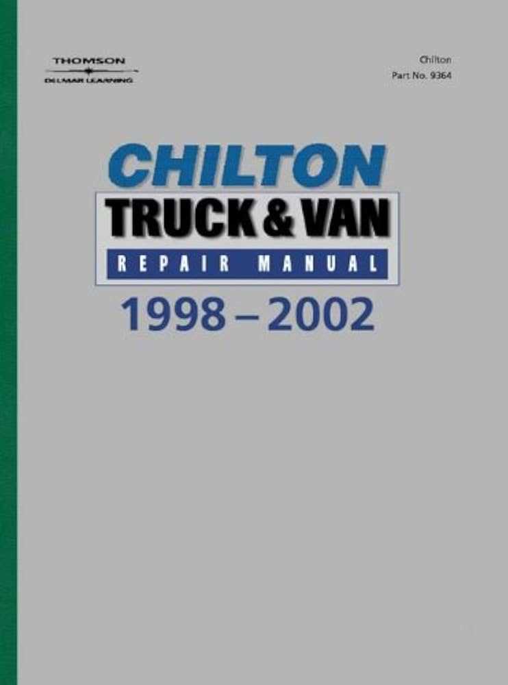 chiltons truck and van repair manual