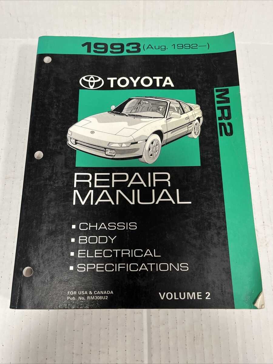 1993 toyota mr2 repair manual