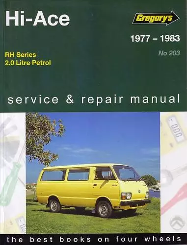 toyota hiace workshop repair manual 1989 to 2012