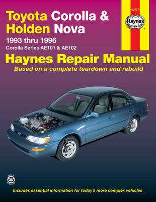 2001 toyota corolla service repair manual