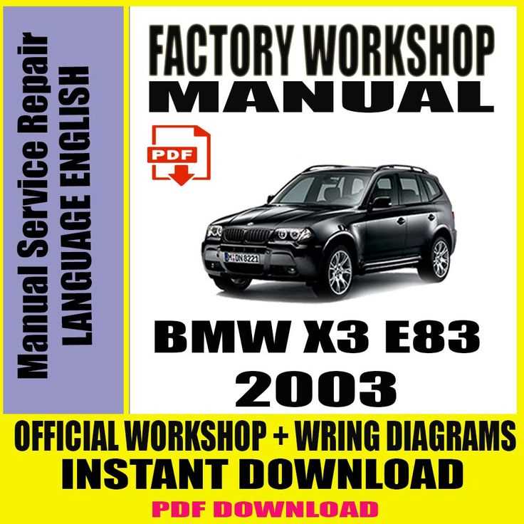 bmw x3 e83 repair manual