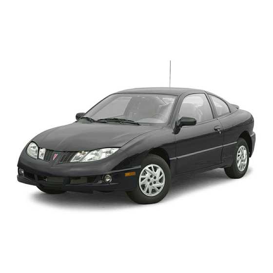 pontiac sunfire repair manual