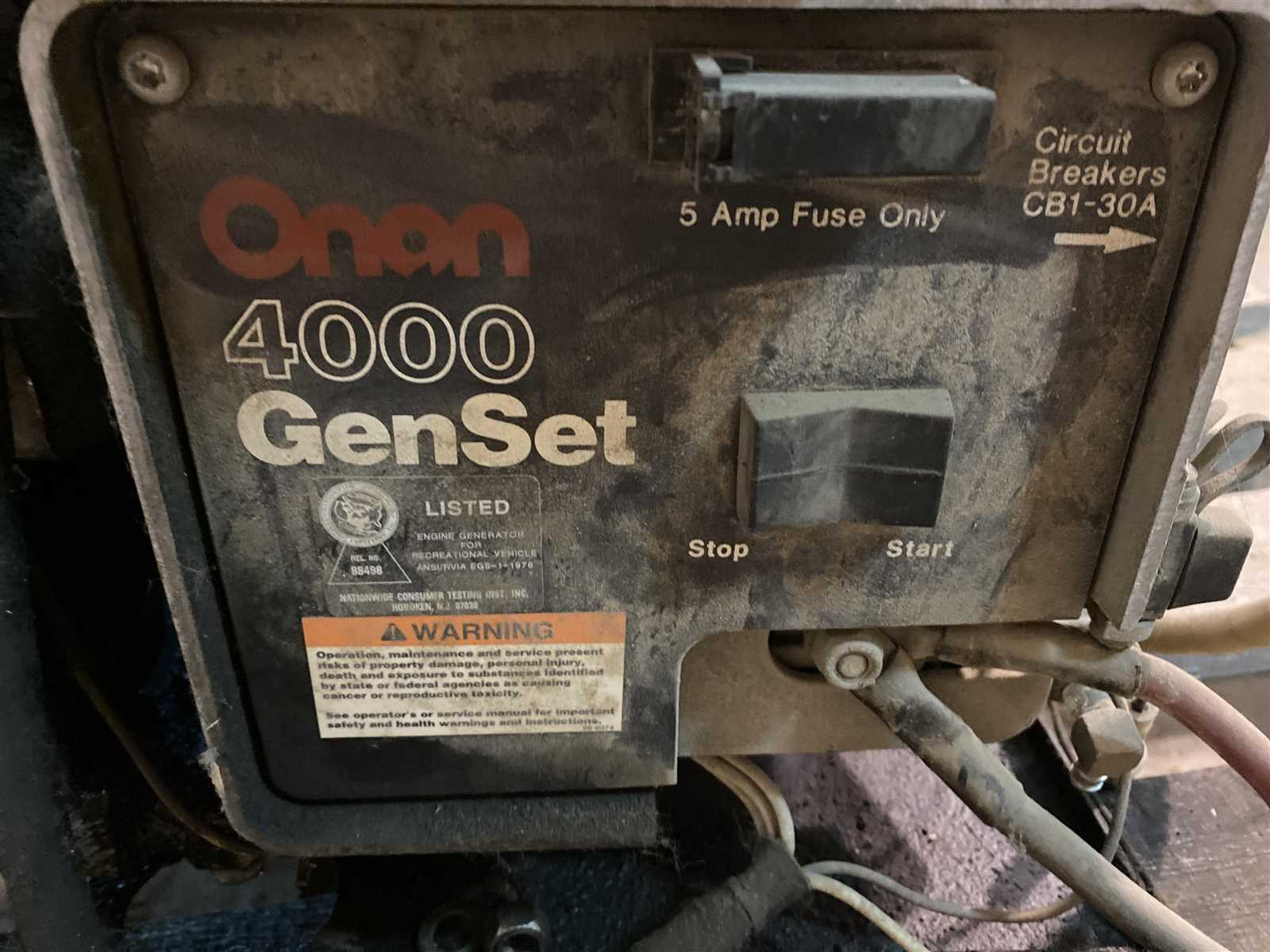 onan 4000 generator repair manual