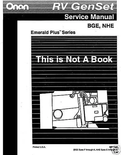 onan 4000 generator repair manual